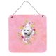 thumbnail image 1 of ""Caroline'S Treasures West Highland White Terrier Flores Rosadas Impresiones Para Colgar En La Puerta Decoración De Pared Multicolor"", 1 of 1
