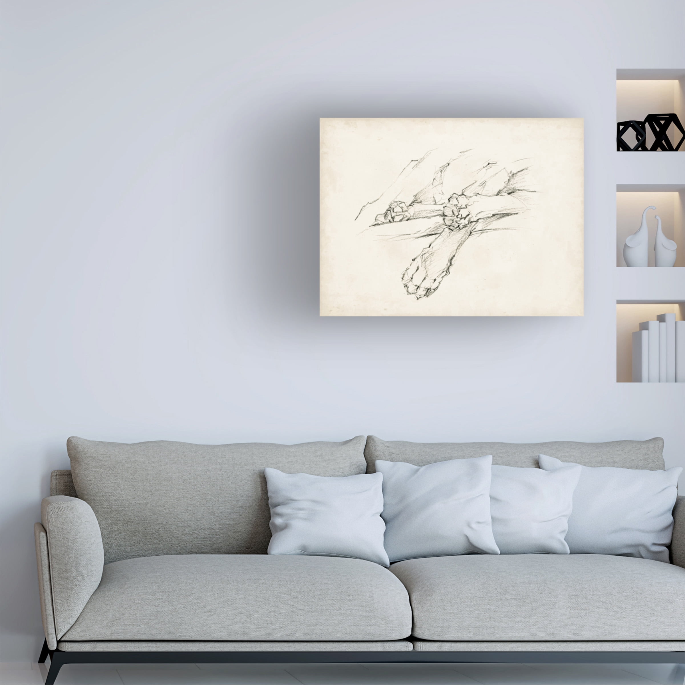 Ethan Harper 'Puppy Nap II' Canvas Art