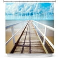thumbnail image 1 of Shower Curtains 70" x 93" from DiaNoche Designs by Tina Lavoie - Life is a Great Adventure, 1 of 1
