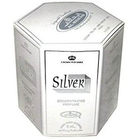 Silver - 6ml (.2oz) Roll-on Perfume Oil by Al-Rehab (Box of 6) - Walmart.com