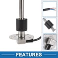 thumbnail image 4 of Unique Bargains Fuel Sending Unit and Gauge Kit 16.73" Length Boat Fuel Sending Unit Marine Fuel Sender Unit Metal Silver Tone White 1 Set 240-33 Ohm, 4 of 6