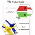 thumbnail image 5 of 100 Plastic Tamper Seals, Zip Ties For Fire Extinguishers Pull Tite Security Tags Disposable Self-locking Tie 250mm/1in Length, 5 of 5