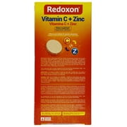 Redoxon Vitamin C & Zinc Effervescent Tablets to Help Strengthen Immune System, Unisex, 20 Count