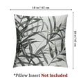 thumbnail image 4 of Pack of 2 Decorative Square Throw Pillow Cases, Pillow Covers for Couch Sofa Bed Living Room,Leaves Pattern,Grey Gold Cream, 4 of 7