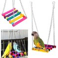 thumbnail image 3 of 12 Paquetes De Juguetes Para Pájaros, Columpio Para Loros, Campana Colgante Para Masticar, Jaula Para Pájaros, Juguetes Adecuados Para Periquitos Pequeños, Pájaros Del Amor Jormftte WMZL-1257, 3 of 7