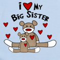 thumbnail image 2 of CafePress - I Love My Big Sister SM Baby Bodysuits - Baby Light Bodysuit, Size Newborn - 24 Months, 2 of 4