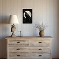 thumbnail image 5 of ZHONGYUTONG Crow Canvas Wall Art Vintage Halloween Pictures Wall Decor Black Raven Gothic Painting for Bedroom Living Room Decor Framed (12.00" x 18.00"), 5 of 5