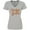 Athletic Heather, variant on Inktastic Thankful and Blessed Women's V-Neck T-Shirt