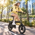 thumbnail image 3 of 14IN Foldable Electric Bike for Adults, 500W Motor 20mph, 30 Miles Range, Removable High-Capacity Battery,High cost-performance ebike, UL 2849, 3 of 9