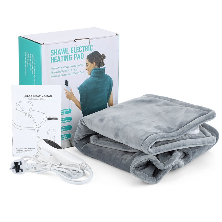 Microplush 10 Gears Electric Heating Pad Durable Heated Physiotherapy Electric  Blanket for Neck and Shoulders Pain Relief - Walmart.com