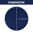 thumbnail image 4 of Wood Grip - Lids for Pyrex and Anchor Round Glass Containers - Lids For Pyrex Glass Containers - Replacement Lids (Blue, 2 Cups, 4 Pack), 4 of 7