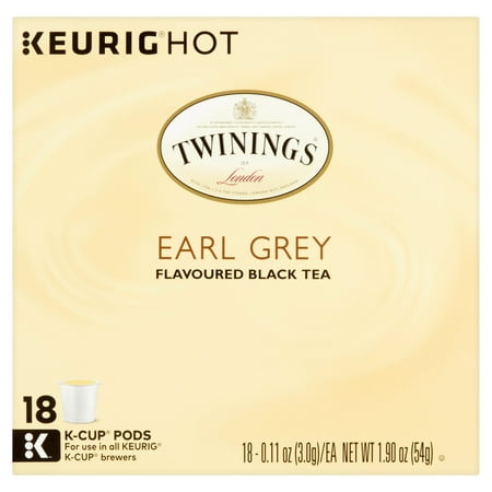 Twinings of London Earl Grey Tea Coffee Pods, 18 (Best Keurig Tea Pods)