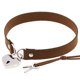 thumbnail image 1 of Guardurnaity Hombres Mujeres Niños Corazón Bloqueo Collar Gargantilla Suéter Collar Punk Club Niñas Collar colgante Ropa, zapatos y accesorios Miscelánea Café, 1 of 6