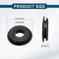 thumbnail image 2 of 10 Pcs Truck GladHand Washers TPE Rubber Elastic Grommets Round Gasket for Trucks Air Hose Parts (Black), 2 of 6