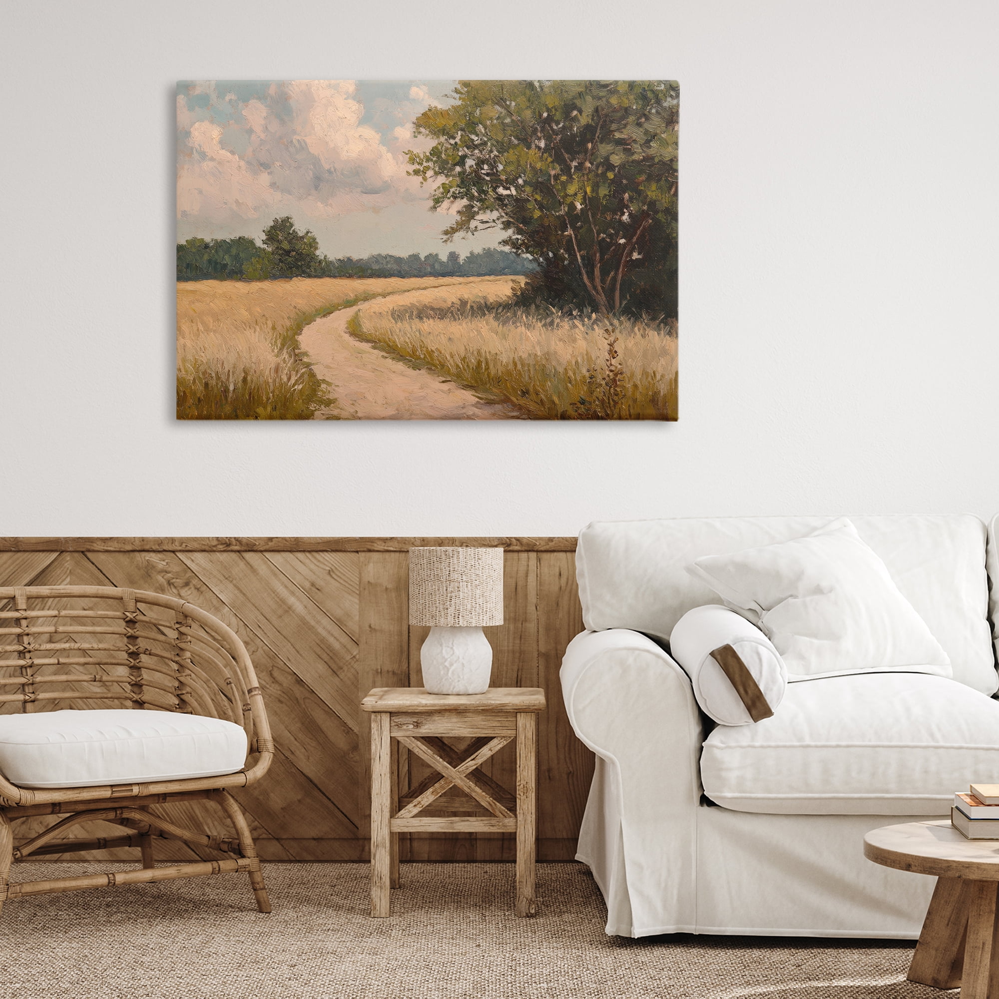 Stupell Industries Peaceful Thinking Path Canvas Wall Art, design by Petal Prints Design