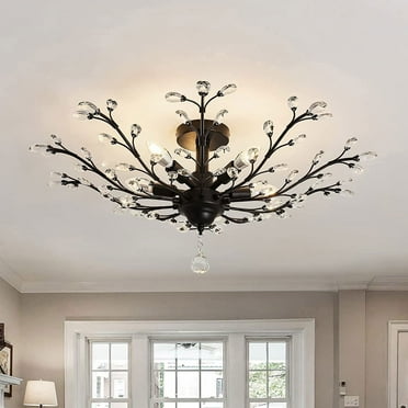 Efavormart 55" Cream Artificial Silk Wisteria Vine Round Hanging Canopy ...