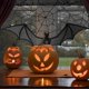 thumbnail image 4 of Halloween Gothic Bat Window Curtain,Black Lace Spider Web Bats Witch Skeleton Door Curtain Panel Decor For Spooky Halloween Holiday Party Home Decora, 4 of 5