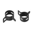thumbnail image 2 of Uxcell 11mm Black Steel Band Spring Clamp for Fuel Line Silicone Hose 20 Pack, 2 of 5