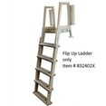 Pool Ladder Flap Confer Plastics Swimming Pool Ladder, Flip Up In-Frame, 18'' Wide ...