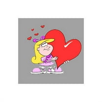Wallhogs Valentines Love Cutout Wall Decal