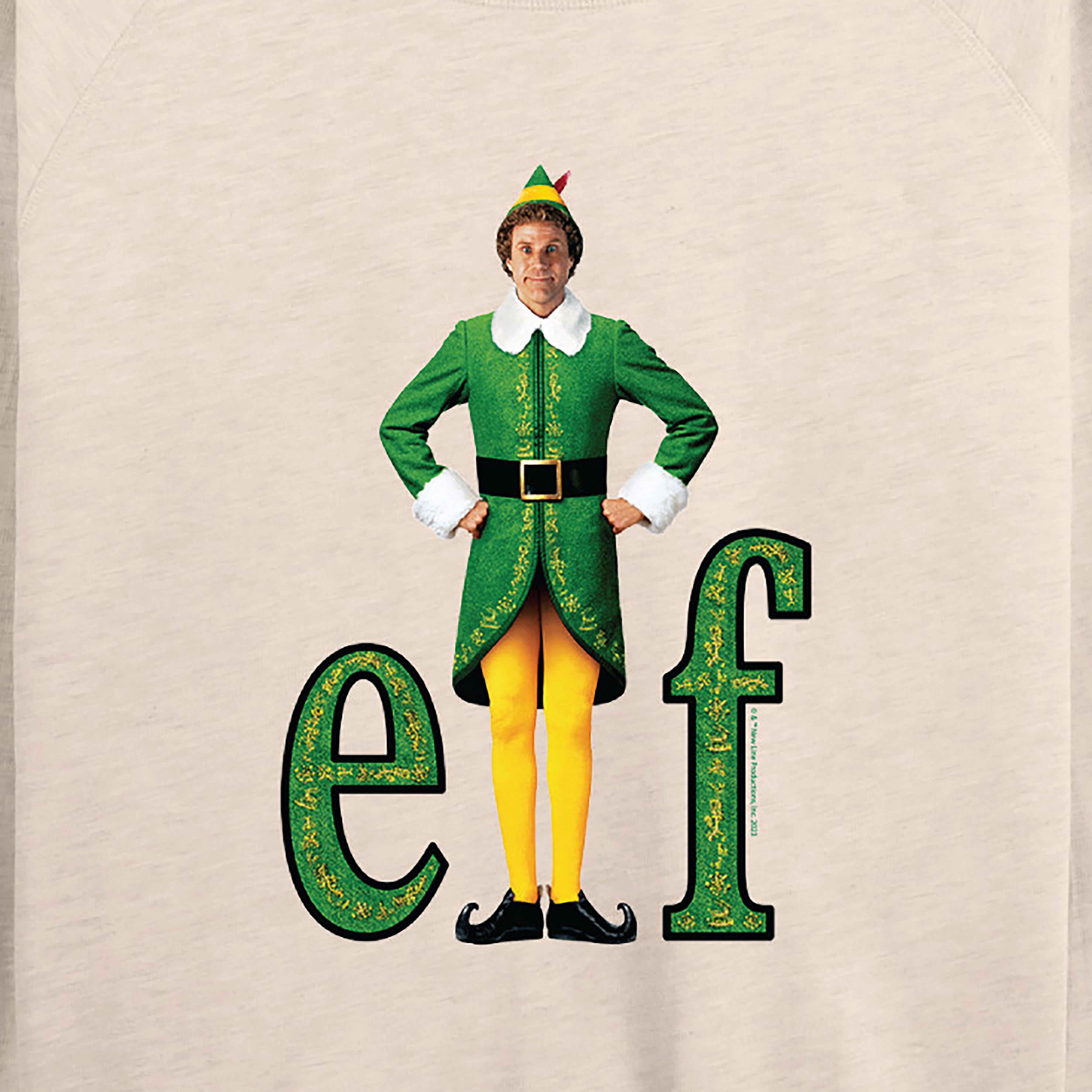 ELF - With Buddy - Women's Lightweight French Terry Pullover
