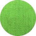 thumbnail image 1 of Ahgly Company Indoor Round Abstract Green Modern Area Rugs, 6' Round, 1 of 4