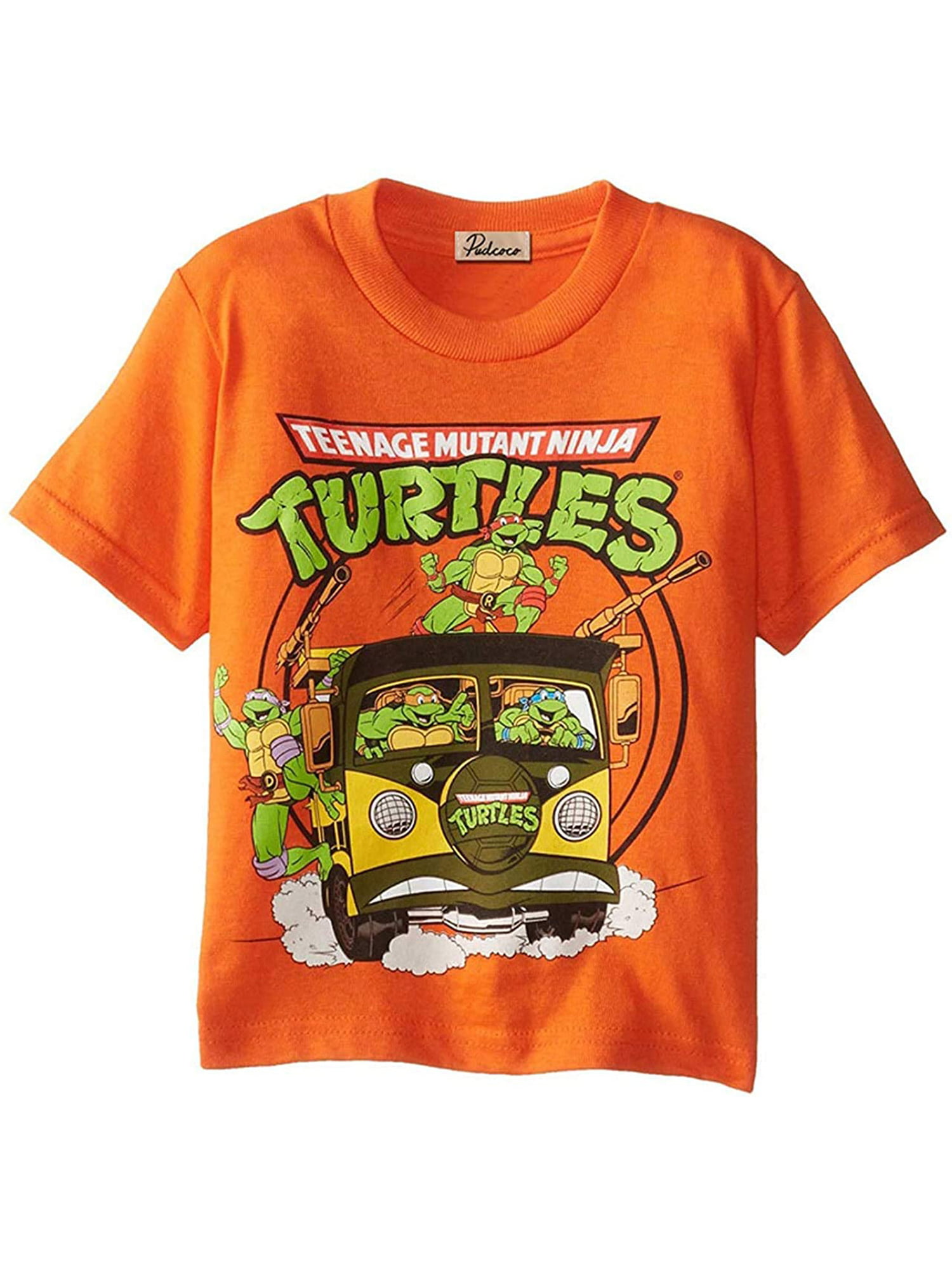 Aunavey Toddler Kids Boys Cartoon Short Sleeve Tee Teenage Mutant Ninja Turtles T-shirt Top