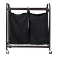 thumbnail image 2 of Oceanstar DLS1392 2-Bag Rolling Laundry Sorter, Bronze, 2 of 2
