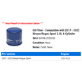 thumbnail image 2 of ACDelco Duraguard Motor Spin-On Oil Filter 10000 Miles fits 2017-2022 Nissan Rogue Sport, 2 of 2