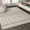 Cream/Gray, variant on JONATHAN Y MOH209B-3 Izil Moroccan Beni Souk Indoor Farmhouse Area Rug Bohemian Minimalistic Geometric Easy-Cleaning Bedroom Kitchen Living Room Non Shedding, 3 X 5, Gray,Cream