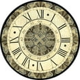 thumbnail image 3 of Vision Studio 15x15 Black Modern Framed Museum Art Print Titled - Small Vintage Motif Clock, 3 of 5