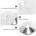 thumbnail image 4 of 4 piezas de cubierta decorativa de válvula triangular, tapa de orificio para ducha, boquilla de ducha, manguera de agua, brida de pared de repuesto, 4 of 6