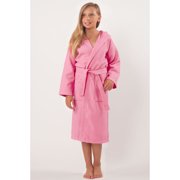 Hooded Waffle Diamond Robe