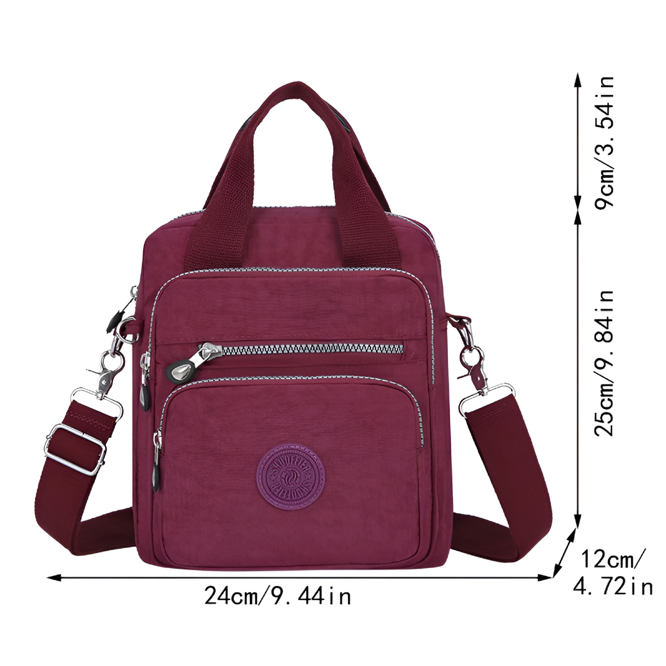GASTROPOD 2026 New Crossbody Bags for Women Nylon Travel Multi Pocket Cross Body Messenger Purses Top Handle Shoulder Handbags Travel Crossbody Bags for Women