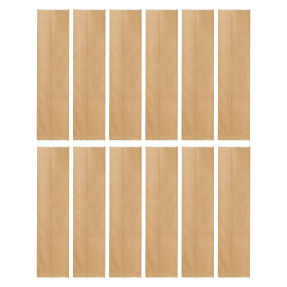 Spatiy 200pcs Cutters Forks Disposable Package Bag Spoon Cutlery Kraft Paper Package