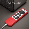 thumbnail image 2 of [2 Pack] Fintie Protective Case for Apple TV Siri Remote 2021 - Honey Comb Lightweight Anti Slip Shockproof Silicone Cover, 2 of 7