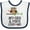 White and Navy, variant on Inktastic My Gigi and Papa Love Me Granddaughter Girls Baby Bib