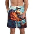 thumbnail image 1 of Fotbe Colorful Travel Luggage Gear Trajes de Baño Estampados para Hombre, Shorts de Verano de Secado Rápido, Ropa de Playa, Bañadores-XX-Large, 1 of 6