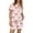 1020Vermilion, variant on Women's Casual Fashion Christmas Print Short-sleeved Home Wear Button-down Short-sleeved T-shirt And Shorts Pajamas