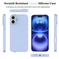 thumbnail image 3 of Njjex for iPhone 17 Silicone Case - Shockproof Soft Gel Rubber Cover, Anti-Scratch & Slim Fit for Apple iPhone 17 (6.3 inch), Purple, 3 of 5
