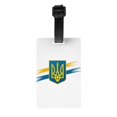 thumbnail image 1 of Custom Special Forces Of Ukraine Luggage Tag With Name Card Alpha Group Privacy Cover ID Label for Travel Bag Suitcase, 1 of 1