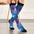 thumbnail image 5 of FORMRS Womens Knee High Socks Casual Long Thick Travel Daily Wear, 1 Pair, Galaxy Pattern, 5 of 6