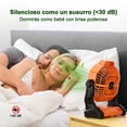 thumbnail image 4 of Ventilador Portatil Recargable con Luz LED, Abanico Portatil Inalámbrico de 10400 mAh, Ventilador Recargable USB para Viajes, Hogar, Abanico Recargable Práctico, Ventilador de Escritorio Naranja, 4 of 5