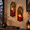 Crow, variant on Butterfly Gothic Cathedral Window Wall Candle Sconces Set of 2, Matte Black Frame with Moth Ornament