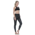 thumbnail image 3 of Allsense Women's High-Waited Leggings - Tummy Control with Zipper Pocket, Black Camo, X-Large, 3 of 7