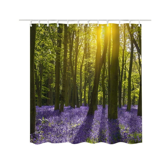 Rbaofujie Cute Shower Curtain Printed Shower Curtain Polyester and Mildew-Proof Bathroom and Mildew-Proof Partition Curtain 150x180cm Hotel Shower Curtain