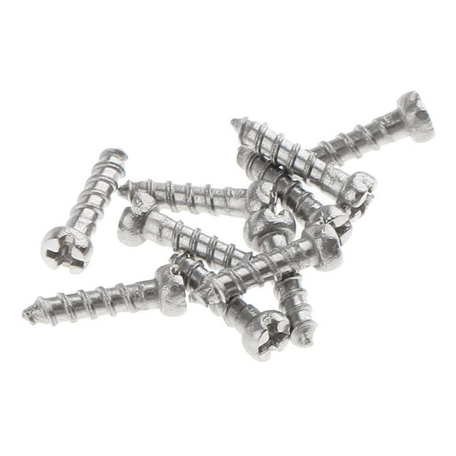 S SERENABLE 1000 Pcs Kits de Réparation de Lunettes à Vis Auto-Tapotage 2.0x1.4x6.0mm 2.0 x 1.4 x 6.0mm