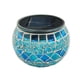 thumbnail image 2 of Lámpara solar de escritorio con luz LED nocturna para jardín, patio, exterior/interior, ideal como regalo (vidrio roto), con mosaicos., 2 of 5