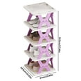 DPTALR Shoe Rack Easy Shoe Rack At Home Door Multilayer Spacesaving