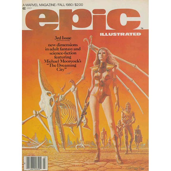 Epic Illustrated Issue #3 VF ; Epic Comic Book